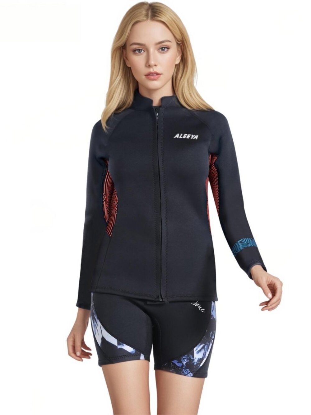 Layatone Wetsuit Top Women, 3mm Wetsuits Jacket